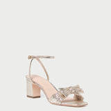 Roeffler Randall - Kimora Champagne Pleated Bow Heel