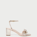 Roeffler Randall - Kimora Champagne Pleated Bow Heel