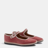 Le Monde Beryl - Kids Soft Mary Jane / Pink Velvet