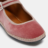 Le Monde Beryl - Kids Soft Mary Jane / Pink Velvet