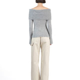 Elleme - Mohair Off Shoulder Jumper Grey