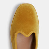 Le Monde Beryl - Kids Soft Venetian Slipper / Gold Velvet