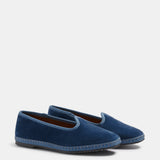 Le Monde Beryl - Kids Soft Venetian Slipper / Jeans Velvet