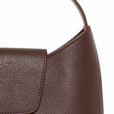 Elleme - Kitten Pebbled Leather Dark Brown