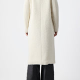 GABRIELA HEARST - Charles Coat in Ivory Recycled Cashmere Boucle