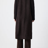 GABRIELA HEARST - Charles Coat in Chocolate Recycled Cashmere Boucle