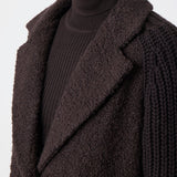 GABRIELA HEARST - Charles Coat in Chocolate Recycled Cashmere Boucle