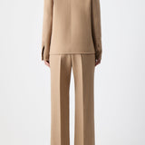 GABRIELA HEARST - Ulu Chore Jacket in Camel Double-Face Recycled Cashmere