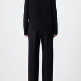 GABRIELA HEARST - Ulu Chore Jacket in Black Double-Face Recycled Cashmere