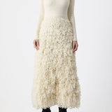 GABRIELA HEARST - Turner Knit Maxi Dress in Ivory Virgin Wool Cashmere Silk