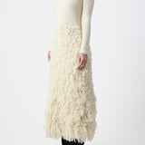 GABRIELA HEARST - Turner Knit Maxi Dress in Ivory Virgin Wool Cashmere Silk