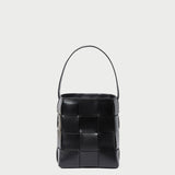 Roeffler Randall - Laith Black Woven Bucket Bag