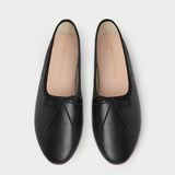 Roeffler Randall - Landon Black Leather Ballet Flat