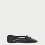 Roeffler Randall - Landon Black Leather Ballet Flat