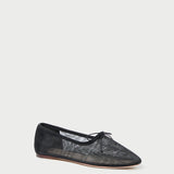 Roeffler Randall - Landon Black Mesh Ballet Flat