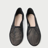 Roeffler Randall - Landon Black Mesh Ballet Flat