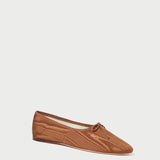 Roeffler Randall - Landon Nutmeg Moiré Ballet Flat