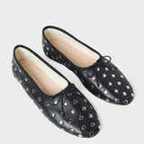 Roeffler Randall - Landon Black/Silver Ballet Flat