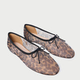 Roeffler Randall - Landon Leopard Mesh Ballet Flat