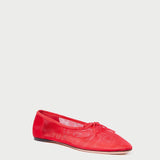 Roeffler Randall - Landon Red Mesh Ballet Flat