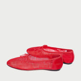 Roeffler Randall - Landon Red Mesh Ballet Flat