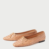 Roeffler Randall - Landry Honey Woven Ballet Flat