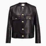 Khaite - Laybin Jacket in Black Leather