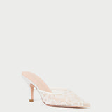 Roeffler Randall - Layla White Lace Mule