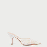 Roeffler Randall - Layla White Lace Mule