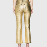 FRAME - Le Crop Mini Boot -- Gold Chrome