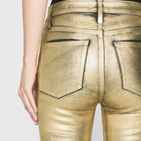 FRAME - Le Crop Mini Boot -- Gold Chrome