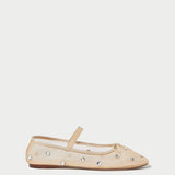 Roeffler Randall - Leonie Caramel/Crystal Ballet Flat