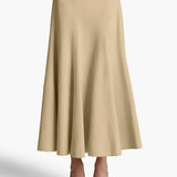 Khaite - Lenno Skirt in Sand Suede