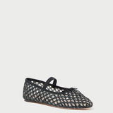 Roeffler Randall - Leonie Black Crochet Ballet Flat