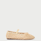 Roeffler Randall - Leonie Natural Crochet Ballet Flat