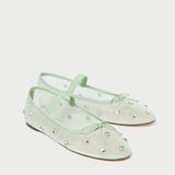 Roeffler Randall - Leonie Seafoam/Crystal Ballet Flat