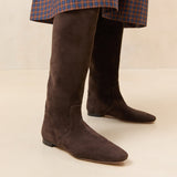 Roeffler Randall - Lillian Brown Suede Tall Boot