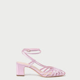 Roeffler Randall - Livvy Pink Moiré Heeled Sandal