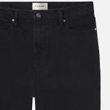 FRAME - Le Jane Crop Raw Fray -- Black