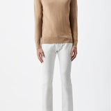 GABRIELA HEARST - Jermaine Knit Turtleneck in Camel Merino Wool