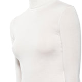 GABRIELA HEARST - Costa Knit Turtleneck in Ivory Cashmere Silk