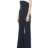 GABRIELA HEARST - Vicky Jumpsuit in Black & Ivory Silk Wool Cady