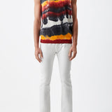 GABRIELA HEARST - Fielding Knit Vest in Fire Tie Dye Cashmere