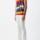 GABRIELA HEARST - Fielding Knit Vest in Fire Tie Dye Cashmere