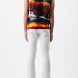 GABRIELA HEARST - Fielding Knit Vest in Fire Tie Dye Cashmere