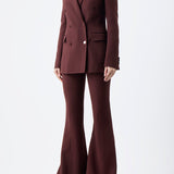 GABRIELA HEARST - Desmond Pant in Deep Bordeaux Virgin Wool Crepe