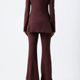 GABRIELA HEARST - Desmond Pant in Deep Bordeaux Virgin Wool Crepe