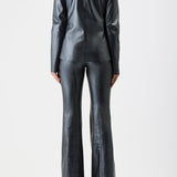 GABRIELA HEARST - Thales Jacket in Black Metallic Nappa Leather