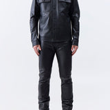 GABRIELA HEARST - Levy Jacket in Black Nappa Leather