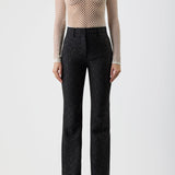 GABRIELA HEARST - Allanon Sequin Pant in Black Virgin Wool